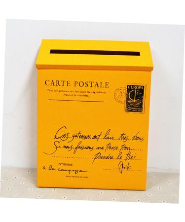 OSALADI 2pcs Box Creative Decoration Mail Wall Post Propyellow Photo Home Ornament Yellowx2pcs mediumx2pcs - Buy Online on SooperMarket.com