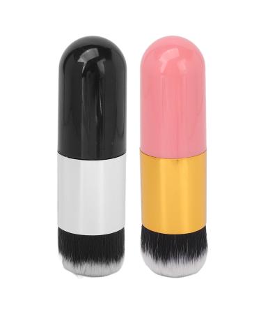 Eyeshadow Brush Makeup Brush Soft Bristles Multipurpose 2 Pieces Ideal Salon Gift