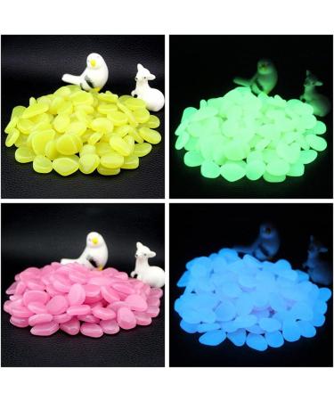 Pebbles 50/100/300pcs Glow in the Dark Garden Pebbles for Walkways Garden Decoration Glow Pebbles Plants Aquarium Luminous Stones Decorative Pebbles (Color : Blue Size : 50 PCS) 50 PCS Blue - Buy Online on SooperMarket.com