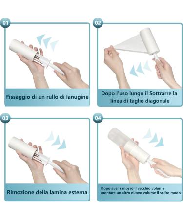 Oiamker Extra Sticky Lint Rollers - 3 Pack with 60 Sheets Each - Best for Pet Hair Clothing & Furniture - Buy Online on SooperMarket.com