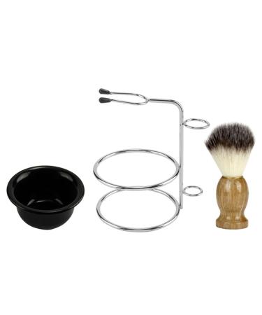CCbeauty Stainless Steel Shaving Kit for Men - Razor, Brush Holder, Soap Bowl, Badger Hair Brush - Perfect Gift for Boyfriend, Husband, Dad - Ideal for Birthday or Fathers Day - Buy Online on SooperMarket.com