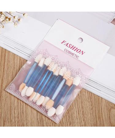 Dajidafu 10 Pieces Brush Double Sided Sponge Tipped Applying Eye Shadow Make Up DIY Salon Beginner Applicators Color Random - Buy Online on SooperMarket.com