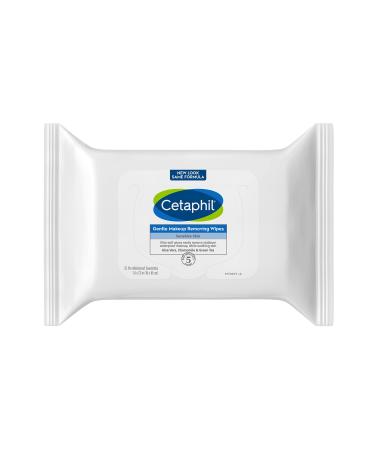 Cetaphil Gentle Makeup Removing Wipes 25 Pre-Moistened Towelettes