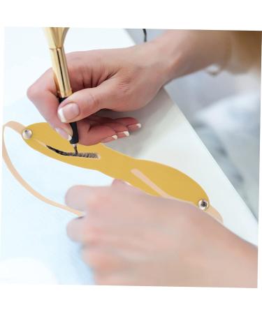 WOONEKY 10pcs Eyebrow Practice Skin Artificial Skin Waterproof Brow Pencil Eyebrow Fake Skin 22X3X0.2CM As Shown - Buy Online on SooperMarket.com