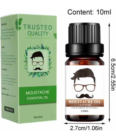 Visiblurry Natural Beard Growth Oil & Balsam 10ml - Organic Moisturizing Solution for Men s Beard Growth - Buy Online on SooperMarket.com