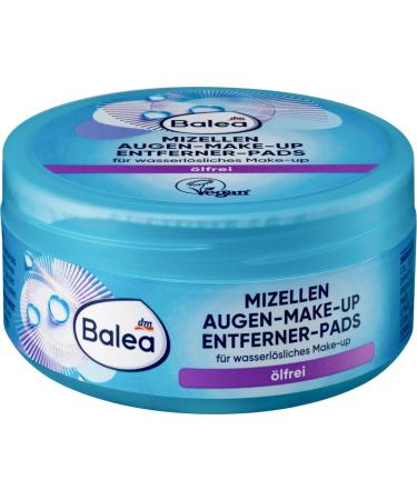 Balea Micellar Eye Makeup Remover Pads Oily 50 pieces - German product