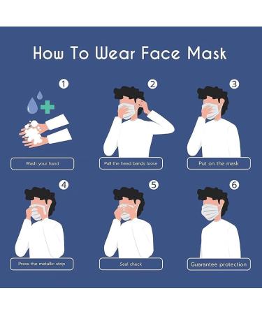 100PCS Kids Black Disposable Face Masks 3 Ply Breathable for 4-12 Ages Boys and Girls - Buy Online on SooperMarket.com