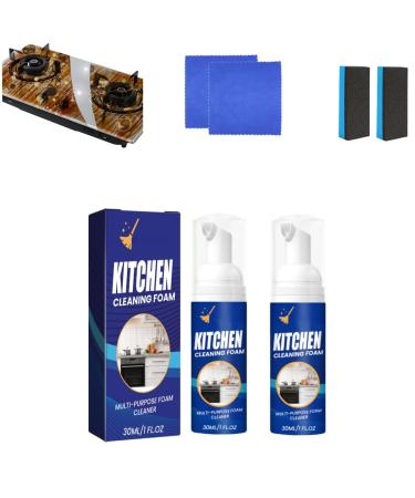 All-Purpose Kitchen Cleaning Foam Japanese Multi-Purpose Cleaning Spray Kitchen Oil Stain Cleaning Foam Multi-Purpose Oil Stain Removal Cleaning Spray Multi-Purpose Foam Cleaner