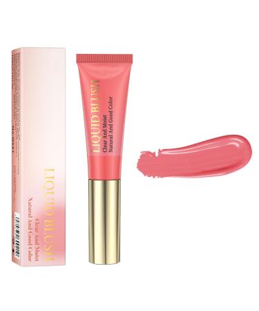 Lovelycat Pink Powder Powder Blusher Liquid Beauty Stick Shiny Velvet Texture Easy to Mix Soft Powder Powder Blusher Makeup Lasting Soft Natural Dew Durable (06# One Size) 06# 1 g (Pack of 1)