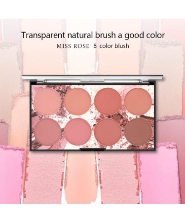 Beteligir 8 Colors Face Blush Palette - Matte & Shimmer Professional Makeup for Women & Girls Lightweight Contour & Highlight - International Shipping Available - Buy Online on SooperMarket.com