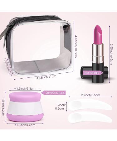 INSFIT 20g Silicone Cosmetic Containers | 5PCS BPA Free Leakproof Jars for Makeup Samples | Travel Size Cream Jars with Labels and Spatulas - Buy Online on SooperMarket.com