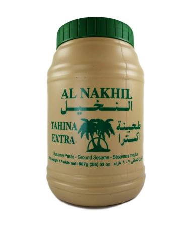 Tahina Tahini Ground Sesame Seeds Oil Paste Al Nakhil 100% Natural 907g