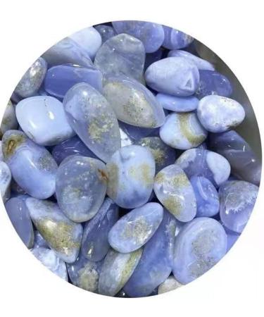 Natural Crystals and Stones 100g 10mm-20mm Natural Blue Lace Agate Tumbled Gemstones Crystal Gravel for Stone for Decoration kaixun - Buy Online on SooperMarket.com