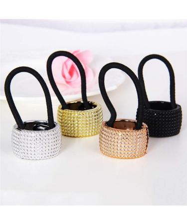 KESYOO Sparkle Rhinestone Ponytail Holder - Silver Crystal Hair Tie for Women & Girls - Buy Online on SooperMarket.com
