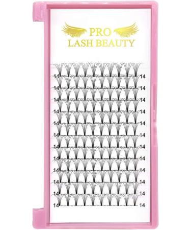 6D-C-0.07-11mm Short Stem Pre Made Fan Eyelash Extensions - Russian Volume Lashes 0.07 - 11mm Length - Buy Online on SooperMarket.com