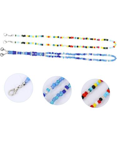 Buy 2 pcs Glasses Mask Chain & Lanyard Stylish Napkin Holder & Face Mask Clip Durable 50cm Length Perfect for Eyewear & Face Masks - Buy Online on SooperMarket.com