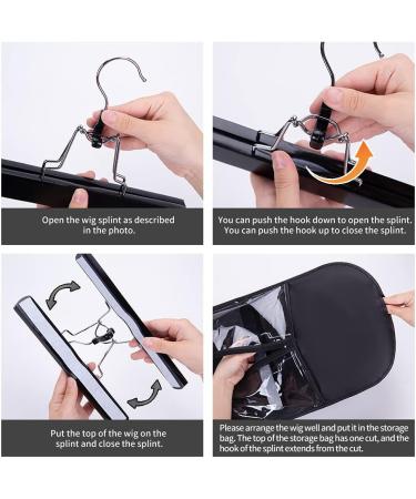 Wig Storage Bags with Hanger - 3 Pack Hairpiece Storage for Multiple Wigs - Portable Bag to Prevent Dust and Moisture - 2 Small (23.6 INCH) + 1 Large (31.5 INCH) - Buy Online on SooperMarket.com