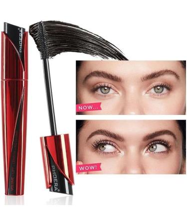 PHOERA Lash Volume Mascara Waterproof 9D Curling Eye Makeup smudge proof Lift No Clump Long Lasting Black Mascara Intense Lengthen & Volumize | Cruelty Free - Buy Online on SooperMarket.com
