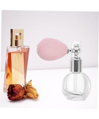 HAPINARY Empty Bottle Perfume Bottle Refillable Perfume Bottle Labs Perfume Bottle with Pump Refillable Bottle Crystal Perfume Glass Bubble Dispensing Pump Travel medium Golden - Buy Online on SooperMarket.com