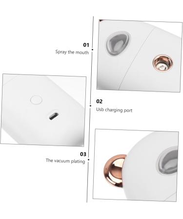 Baluue 1pc Beauty Humidifier Portable Face Skin Humidifier White Electronic Component - Buy Online on SooperMarket.com