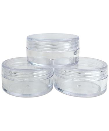 Beauticom 10G/10ML Clear Jars (10 Pack) - BPA Free Makeup Lotion Cream & Eyeshadow Containers with Screw Cap Lids - International Shipping Available - Buy Online on SooperMarket.com