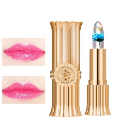 Color-Changing Lip Balm | Nourishing Temperature-Activated Jelly Lipstick with 24K Gold Foil | Perfect for Appointments & Parties - Buy Online on SooperMarket.com