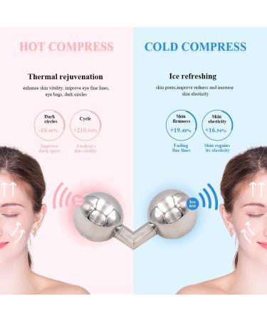 Buy Running Man Ice Globes - 360 Rotating Unbreakable Stainless Steel Cryo Sticks for Puffy Eyes Dark Circles & Anti-Aging Gua Sha Facial Massage Tools - International Shipping Available - Buy Online on SooperMarket.com