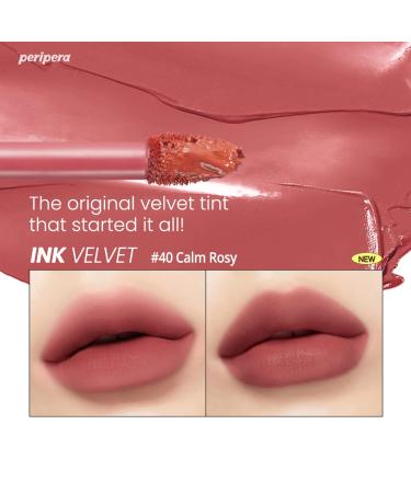 Peripera Ink the Velvet Lip Tint - High Pigment, Longwear, Weightless (040 CALM ROSY) - Buy Online on SooperMarket.com