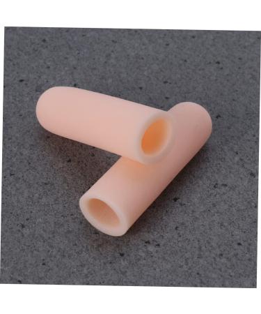 Finger Cots Set - 8 Pcs Finger Tips & Toe Sleeve Covers for Pain Relief - Beige Thin Section - Thumb and Toe Protectors Included - Buy Online on SooperMarket.com