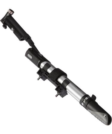 Topeak Mini Morph Pump with Gauge - Black/Silver, 26.5 x 5 x 2.8 cm - Buy Online on SooperMarket.com