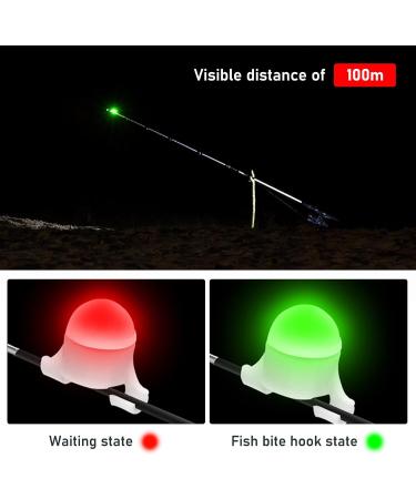10 PCs LED Electronic Bite Indicator for Fishing | Night Light Alarm Lamp | Ultimate Fishing Bite Alerts - Buy Online on SooperMarket.com