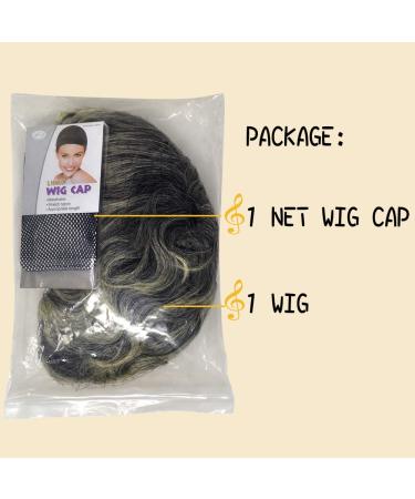 Buy Women's Grey Short Wavy Daily Cosplay Wig | Stylish & Comfortable | International Shipping - Buy Online on SooperMarket.com