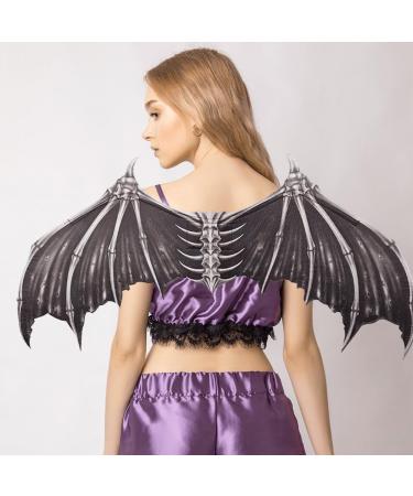Cosplay Wings Angel Wings White Black Devil Skull Vampires Props Role Play Party Show Halloween Mardi Gras - Buy Online on SooperMarket.com