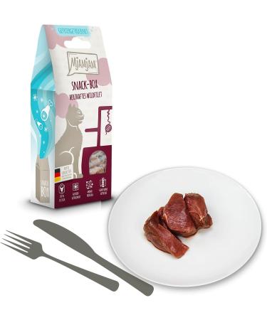 Mjamjam Premium Cat Snack Box - Hearty Wild Fillet 35g - Natural No Synthetic Preservatives - International Shipping Available - Buy Online on SooperMarket.com