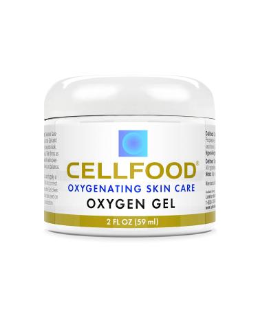 Cellfood Oxygen Gel, 2 fl oz - Nutrient Rich - Provides Moisture & Protection, Decreases Appearance of Fine Lines - Aloe Vera, Lavender Blossom Extract, Cellfood & Glycerine - Hypoallergenic, Non-GMO 2 Fl Oz (Pack of 1)