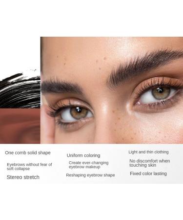 Tinted Brow Gel Brow Wax Vegan Waterproof Brow Wax (Khaki brown) - Buy Online on SooperMarket.com