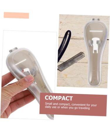 Angoily 2-Pack Razor Storage Box | Hard Shell Case for Safe Beard Travel | Durable Plastic Stand & Electrorasiser Holder - Buy Online on SooperMarket.com