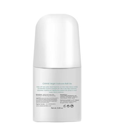 CANAE Underarm Skin Renewal Roll On: Best Natural Deodorant with Alpha Arbutin + Rice Ferment - Aluminum Free, for Sensitive Skin, Women and Men - Travel Size - Buy Online on SooperMarket.com
