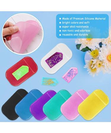 SENHAI 8-Piece Anti-Slip Diamond Painting Tools Set with Sticky Mat and Trays - Non-Slip Gel Pad for 5D Diamond Painting, Ideal for Kids and Adults - Buy Online on SooperMarket.com