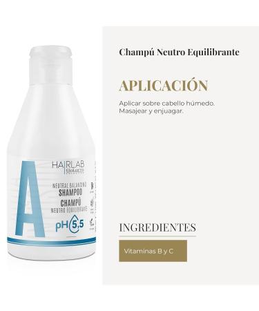 Salerm Cosmetics HAIRLAB Neutral Balancing Shampoo 10.6 oz - International Shipping Available - Buy Online on SooperMarket.com