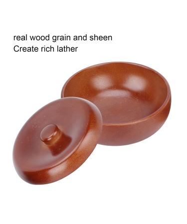 Premium Waterproof Shaving Soap Bowl - Dustproof Wooden Shaving Bowl for Men | International Shipping Available - Buy Online on SooperMarket.com