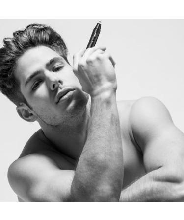 Waterproof Cordless Nose Hair Trimmer for Men | Electric Nasal Shaver | Detachable & Reusable Nose Clipper - Buy Online on SooperMarket.com