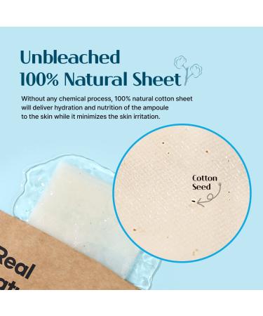 Varuza K-Beauty Blue Ampoule Sheet Mask (5 Pack) - EWG Verified, Non-GMO, Cruelty Free - Firming & Even Skin Tone - Made in Korea - Buy Online on SooperMarket.com