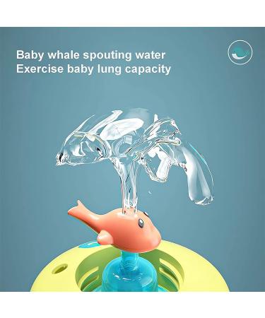 Tictoyo Whale Squirt Drinking Cup - 2023 New Cute Whale Spray Water Cup | BPA Free Leak Proof Straw Sippy Cup for Kids | Non Spill Water Bottle with Weighted Straw | 220ml/Green - Buy Online on SooperMarket.com