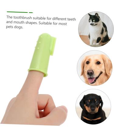 GANAZONO 3 Sets Pet Toothbrush Toothpaste for Dogs Green Dog Toothbrush Pet Mouth Cleaning Tool Tools Pp - Buy Online on SooperMarket.com