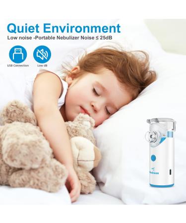 Healrecux Portable Mesh Nebulizer for Adults and Kids - Cool Mist, Two Modes - Buy Online on SooperMarket.com