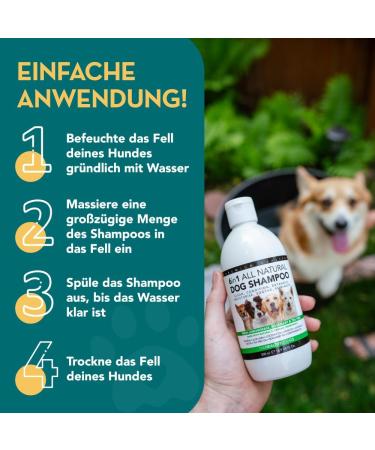 Healthy Dog Co 6-in-1 Natural Dog Shampoo & Conditioner - Odor Control Gentle & Moisturizing for Long Hair - 500ml Puppy Shampoo - Buy Online on SooperMarket.com