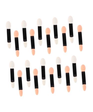Beavorty 20pcs Makeup Professional Double- End Eyeshadow Makeup Eyeshadow Brush Set Miss M As Shown