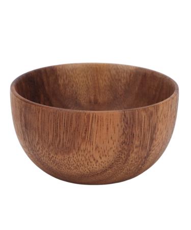 Shaving Foam Mug Large Capacity Portable Wooden Shaving Soap Bowl with Smooth Surface for Men for Barber Shop