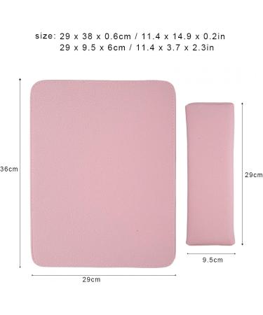Nail Art Cushion Hand Pillow Cushion Mat Protect Your Hand Reduce Hand Pressure During Nail Ar For Nail Salon and Home Use Keep Your Nail Work and Tidy pink - Buy Online on SooperMarket.com